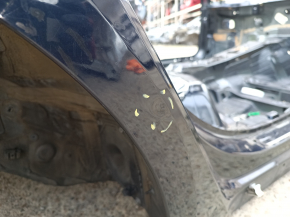 Quarter wing rear right Audi A6 C8 19-25 on the body, blue, bumps, dents