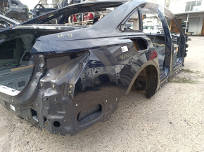 Quarter wing rear right Audi A6 C8 19-25 on the body, blue, bumps, dents