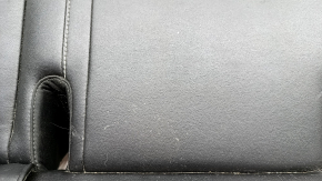 Rear seat cushion 2nd row Jeep Grand Cherokee WL 22-24 leather black gray stitching, heated, cracked foam, needs dry cleaning, missing foam fragment