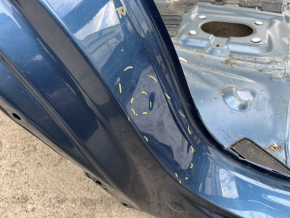 Right rear fender dent on Mazda CX-5 17-25 body, blue, dented