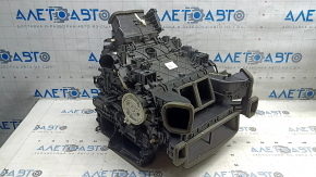 The bare heater housing of the Toyota Rav4 19-22 hybrid air conditioner, black housing, without radiators and actuators, broken housing