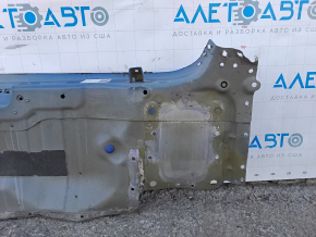 Tesla Model 3 18-23 back panel drilled, blue PPSB, wrinkled