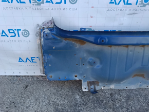 Tesla Model 3 18-23 back panel drilled, blue PPSB, wrinkled