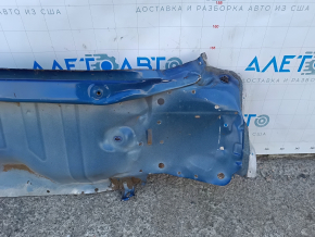 Tesla Model 3 18-23 back panel drilled, blue PPSB, wrinkled