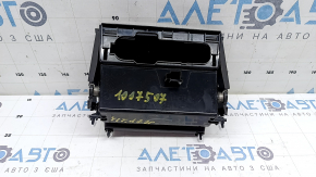 Jeep Grand Cherokee WL 21-24 center console pocket, glossy black, with backlight, scratches