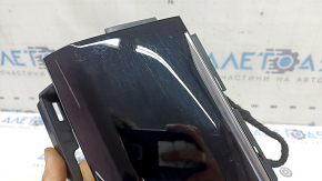 Jeep Grand Cherokee WL 21-24 center console pocket, glossy black, with backlight, scratches