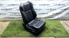 Passenger seat Toyota Venza 21-24 electric, with airbag, black leather, heated, ventilated, perforated, XLE, Limited, scratches