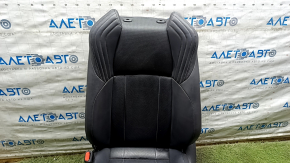 Driver's seat Toyota Venza 21-24 electric, with airbag, black leather, heated, ventilated, perforated, XLE, Limited, wrinkled