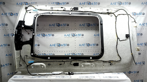 Jeep Grand Cherokee WL 22-26 headlining for panoramic windows, gray, with lamps and microphones, dry-cleanable, creases, fabric tears