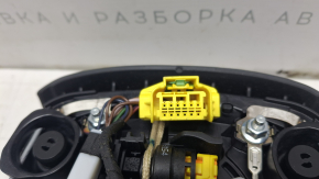 Airbag in the steering wheel, driver's side, Audi Q5 80A 18-24, black, type 2, scratch, dent, abrasions
