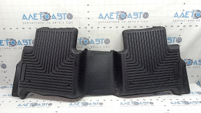 Set of floor mats for Jeep Grand Cherokee WL 21-26 black rubber, HUSKYLINERS, scratches