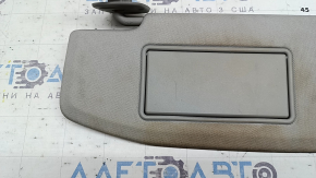 Left visor for Jeep Grand Cherokee WL 21-23, gray, with backlight, without hook, Home link, dry cleanable