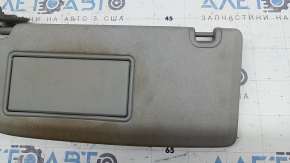 Left visor for Jeep Grand Cherokee WL 21-23, gray, with backlight, without hook, Home link, dry cleanable