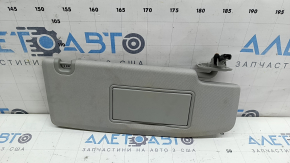 Right visor for Jeep Grand Cherokee WL 21-23, gray, with backlight, without hook, dry-cleanable