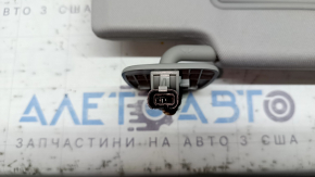 Right visor for Jeep Grand Cherokee WL 21-23, gray, with backlight, without hook, dry-cleanable