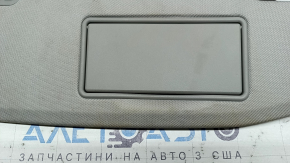 Right visor for Jeep Grand Cherokee WL 21-23, gray, with backlight, without hook, dry-cleanable