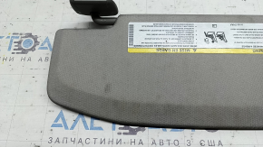Right visor for Jeep Grand Cherokee WL 21-23, gray, with backlight, without hook, dry-cleanable