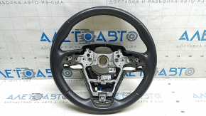 Naked steering wheel Toyota Venza 21-24 black leather, heated, with steering wheel computer, scratches