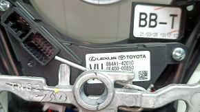 Naked steering wheel Toyota Venza 21-24 black leather, heated, with steering wheel computer, scratches