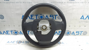 Naked steering wheel Toyota Venza 21-24 black leather, heated, with steering wheel computer, scratches