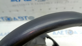 Naked steering wheel Toyota Venza 21-24 black leather, heated, with steering wheel computer, scratches