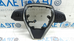 The steering wheel control buttons for Toyota Venza 21-22 are black with black gloss and chrome, scratches