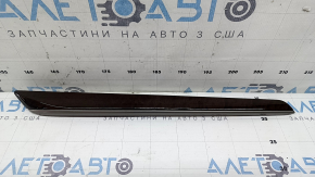 Door trim molding, rear right card, Lexus ES300h ES350 13-15, dark wood, glossy, scratches