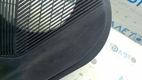 Door trim card rear left Toyota Venza 21-22 XLE, Limited black leather with gray stitching, dark gray trim, scratches