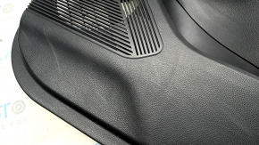 Door trim panel rear right Toyota Venza 21-22 XLE, Limited black leather with gray stitching, dark gray trim, scratches