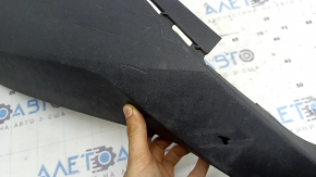 Lower lip of the front bumper Ford Edge 19-24 structure, scratches