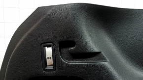 Left arch trim for Ford Edge 15-24, black, for electric door, without cigarette lighter and buttons, scratches, without hook