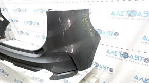 Bare rear bumper Ford Edge 19-24 without parking sensors, graphite, scratches