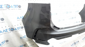 Bare rear bumper Ford Edge 19-24 without parking sensors, graphite, scratches