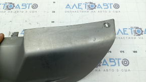 Ford Edge 19-24 rear bumper lip trim, grey, without towbar, scratches, dented, broken mount