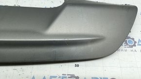 Ford Edge 19-24 rear bumper lip trim, grey, without towbar, scratches, dented, broken mount
