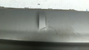 Ford Edge 19-24 rear bumper lip trim, grey, without towbar, scratches, dented, broken mount