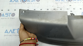 Ford Edge 19-24 rear bumper lip trim, grey, without towbar, scratches, dented, broken mount