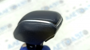 Gear knob Toyota Venza 21-24 black leather, scratches