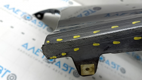 Front bare right bumper Toyota Prius 50 Prime 17-22 without parking sensors, graphite, scratches, crack