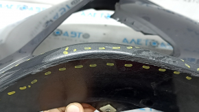 Front bare right bumper Toyota Prius 50 Prime 17-22 without parking sensors, graphite, scratches, crack