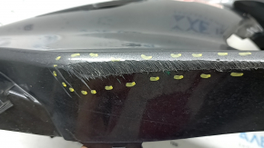 Front bare left bumper Toyota Prius 50 Prime 17-22 without parking sensors, graphite, scratches, crack