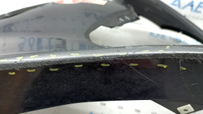 Front bare left bumper Toyota Prius 50 Prime 17-22 without parking sensors, graphite, scratches, crack