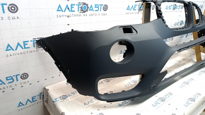 Bare front bumper for BMW X3 F25 15-17 with park assist, LED fog lights and camera