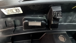 Ford Edge 15-24 trunk opening trim is black, scratches, plastic has turned white