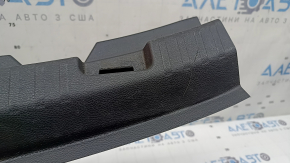 Ford Edge 15-24 trunk opening trim is black, scratches, plastic has turned white
