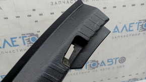 Ford Edge 15-24 trunk opening trim is black, scratches, plastic has turned white