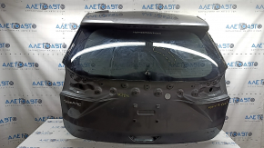 Naked trunk door with glass Ford Edge 19-24 graphite M7, with spoiler, with trapezoid, left glass molding, scratches on glass