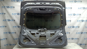 Naked trunk door with glass Ford Edge 19-24 graphite M7, with spoiler, with trapezoid, left glass molding, scratches on glass