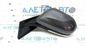 Left side mirror assembly Toyota Prius 50 Prime 17-20 5 pins, graphite, butt