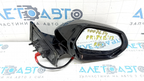 Right side mirror assembly Toyota Prius 50 Prime 17-20 5 pins, graphite